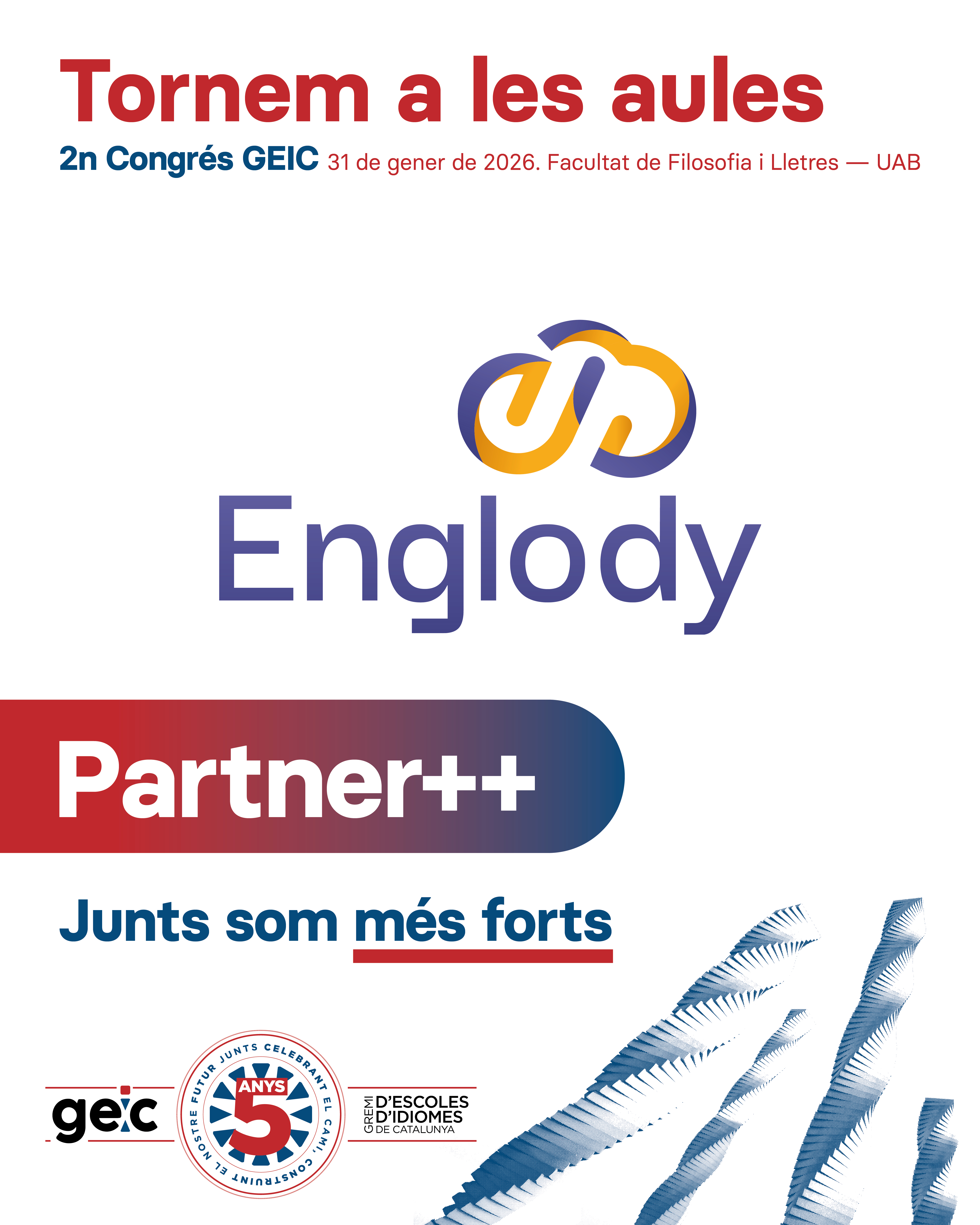 Descubreix el 2n Congrés del GEIC! Gràcies als nostres aliats! Englody