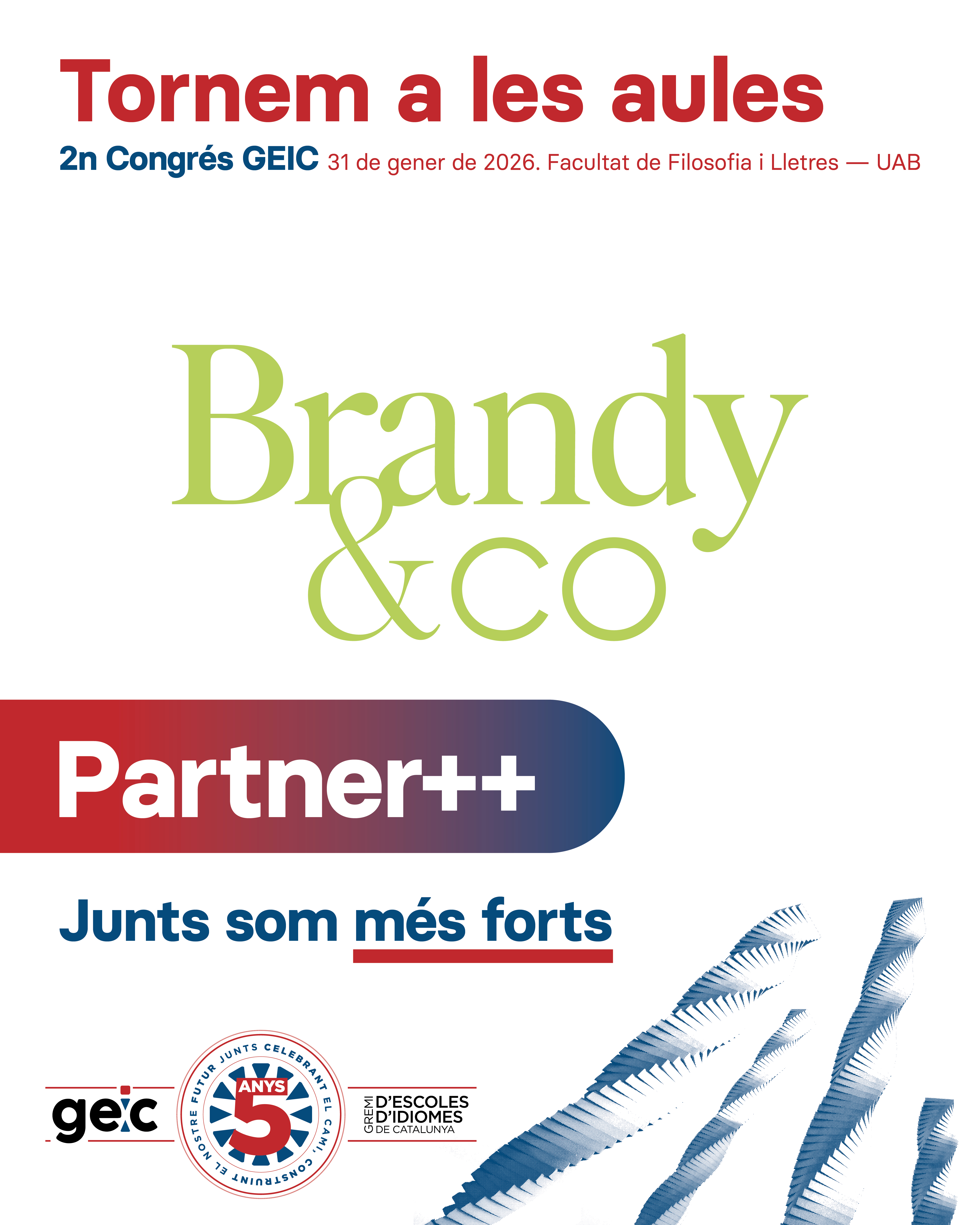 Descubreix el 2n Congrés del GEIC! Gràcies als nostres aliats! Brandy&Co