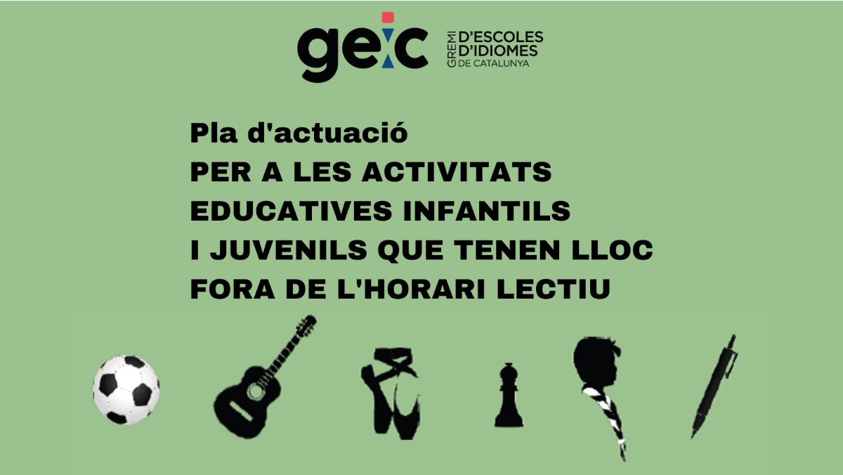 Pla d'actuació per a les activitats educatives infantils i juvenils que tenen lloc fora de l'horari lectiu