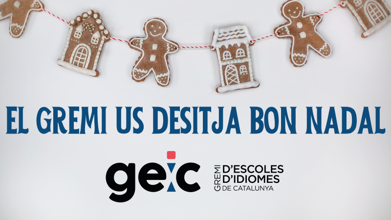 El Gremi d'Escoles d'Idiomes de Catalunya us desitja Bon Nadal!