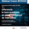 Webinar Canon BCN 22 @: Diferencia la teva acadèmia en plena campanya de matrícules