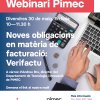 Noves obligacions en matèria de facturació. Reglament SIF (Verifactu)