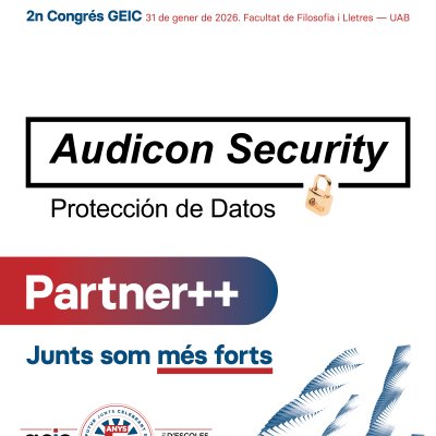 Descubreix el 2n Congrés del GEIC Gràcies als nostres aliats! Audicon Security.