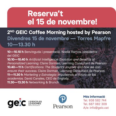 2nd Coffee morning hosted by Pearson