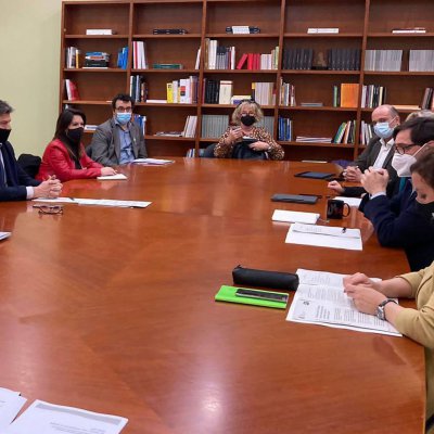 Reunió amb Salvador Illa, ministre de Sanitat i l'Alícia Romero, portaveu del Partit dels Socialistes a Cataluña