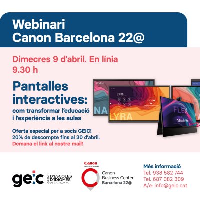 Webinari Canon Barcelona 22@