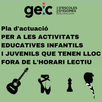 Pla d'actuació per a les activitats educatives infantils i juvenils que tenen lloc fora de l'horari lectiu