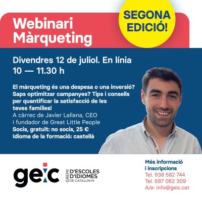 2a sessió formativa en Màrqueting