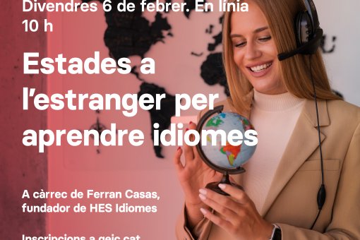 Sessió informativa: Catàleg d'estiu 2026, programes a l'estranger i nova col·laboració amb HES IDIOMAS