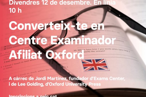 Webinar informatiu: : Converteix-te en Centre Afiliat Oficial Oxford