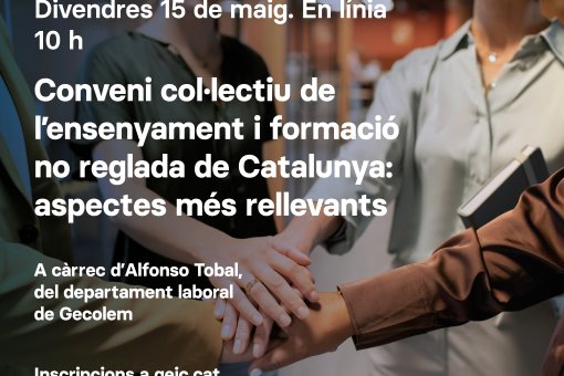 ELS ASPECTES MES RELLEVATS DEL CONVENI COL·LECTIU DE L’ENSENYAMENT I FORMACIÓ NO REGLADA DE CATALUNYA